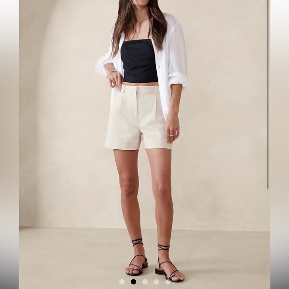 NEW Banana Republic COTTON TWILL SHORT size 14 Regular